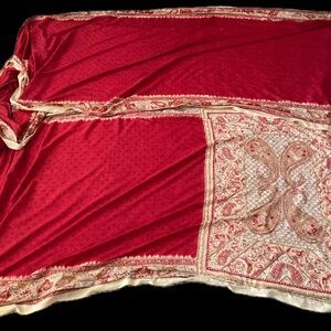Antique One-of-a-Kind Silk-Gold Wedding Saree